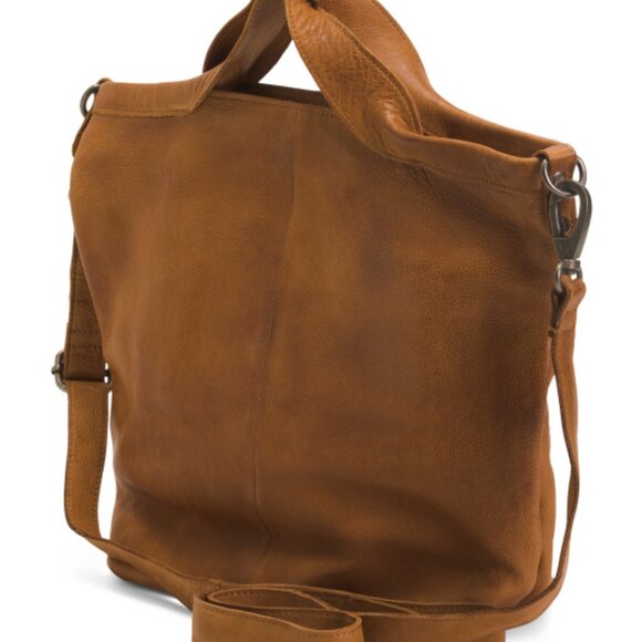 Latico Leather Cognac Jagger Crossbody NEW - Picture 3 of 6